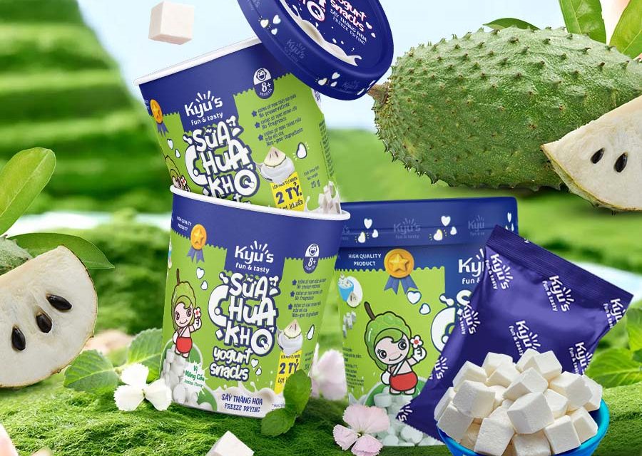 Khám phá công nghệ sấy thăng hoa độc đáo của sữa chua khô Kyu’s