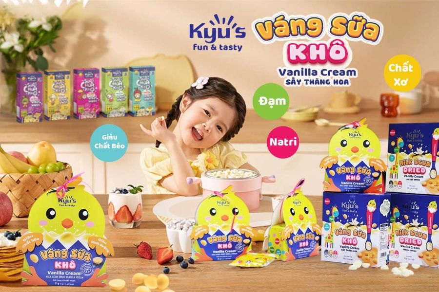 VÁNG SỮA KHÔ LÀ GÌ? 5 LÍ DO MẸ NÊN CHỌN VÁNG SỮA KHÔ KYU’S CHO BÉ