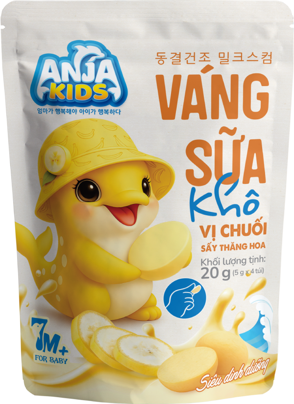 Váng sữa chuối