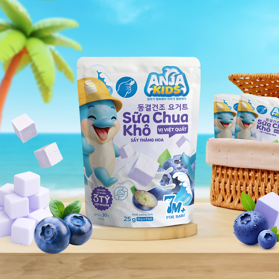 Sữa chua vị Việt Quất