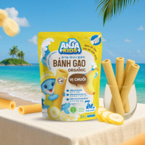 Bánh Gạo Ống Vị Chuối