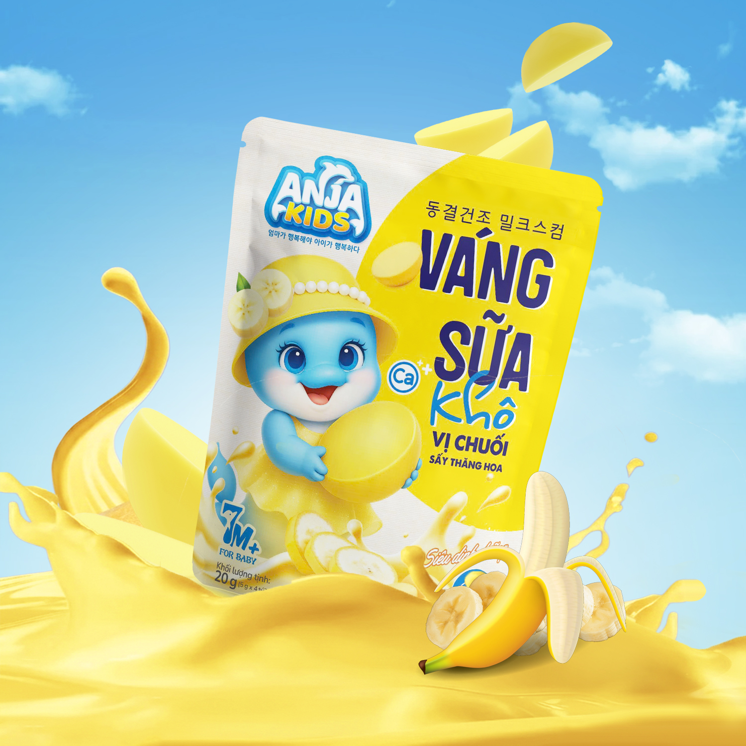 Váng Sữa - Vị Chuối 20G